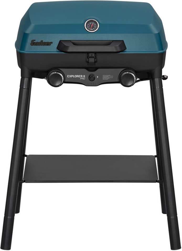Enders® Gasgrill Campinggrill Explorer II PRO, robustes Gehäuse und Garhaube aus langlebigem und leichtem Aluguss – Bild 3 von 5