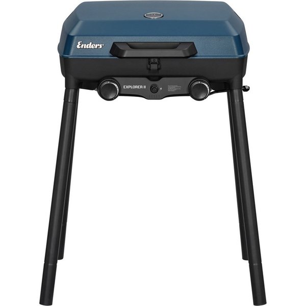 Enders® Gasgrill Explorer II, 2 Brenner für indirektes und direktes Grillen und Backen