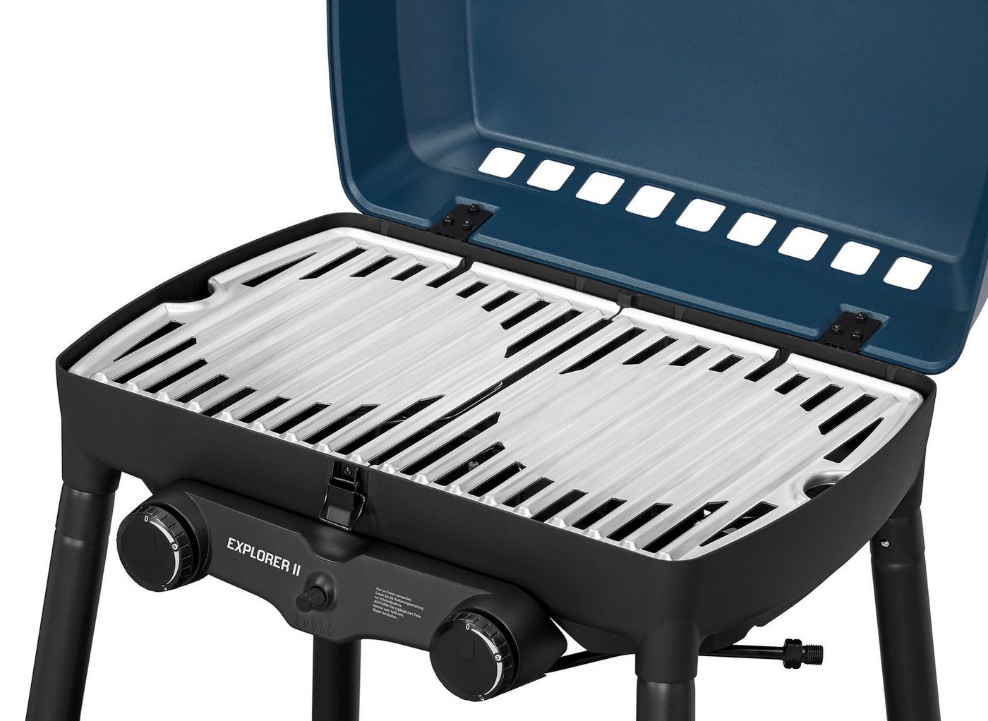 Enders® Gasgrill Explorer II, 2 Brenner für indirektes und direktes Grillen und Backen – Bild 3 von 4
