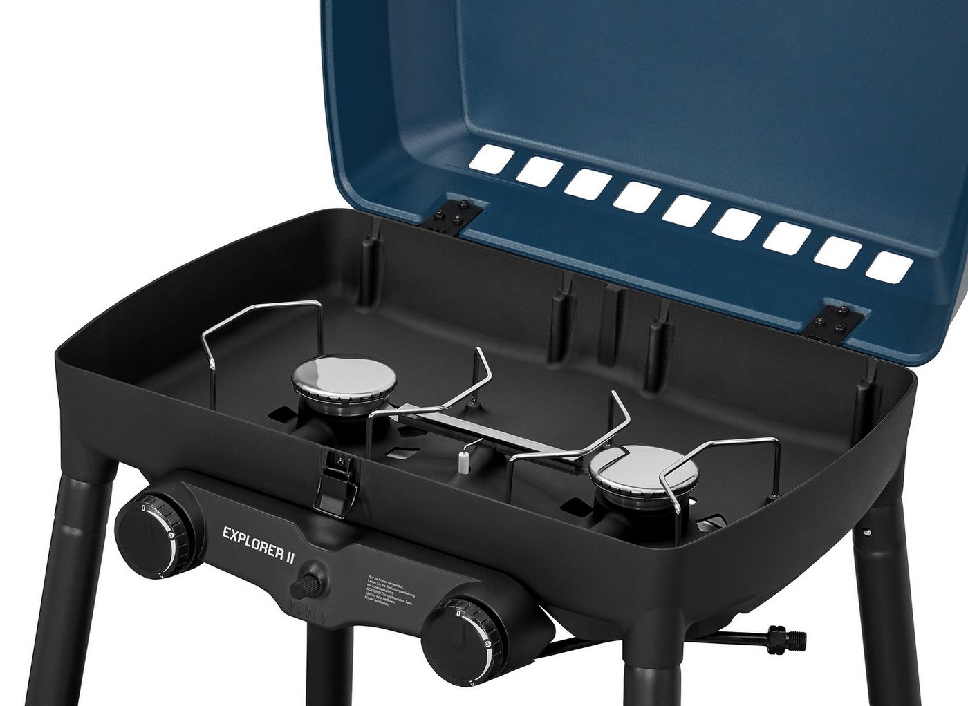 Enders® Gasgrill Explorer II, 2 Brenner für indirektes und direktes Grillen und Backen – Bild 4 von 4