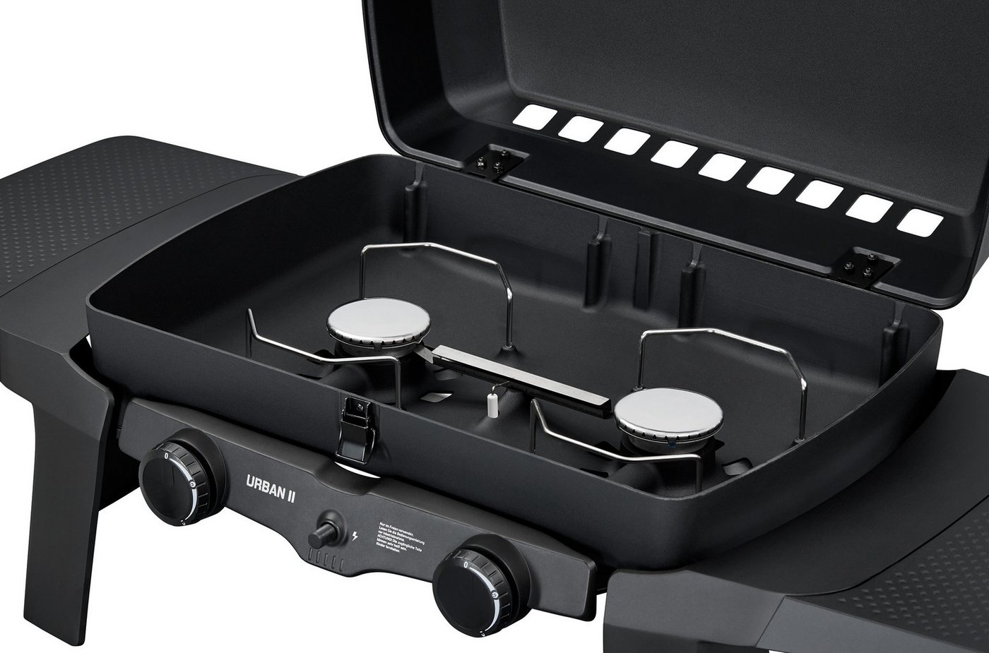 Enders® Gasgrill Urban II, 2 getrennt regelbare Brenner für direktes und indirektes Grillen – Bild 4 von 5