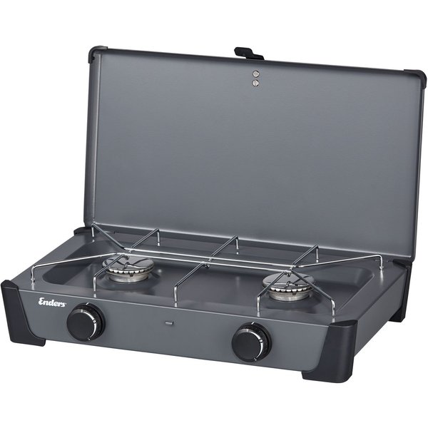 Enders® Gaskocher Bondy 2, Campingkocher mit 2 leistungsstarken Brennern