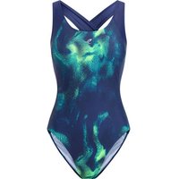 ENERGETICS Damen Badeanzug Nina II, Größe 38 in Blau