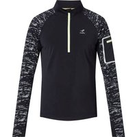 ENERGETICS Herren Running-Longshirt Rono, Größe S in Schwarz