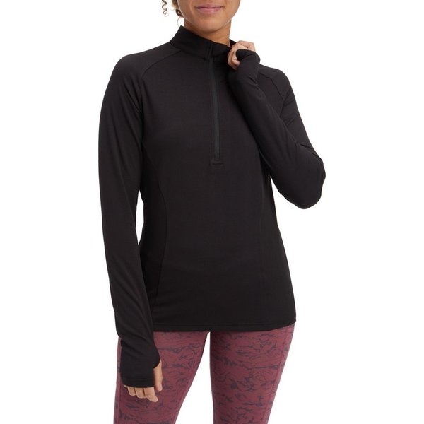 Energetics Sweatshirt DA.-LANGARMSHIRT CUSCA IV W Half-Zip-Design, für Wandern, Walking und Running