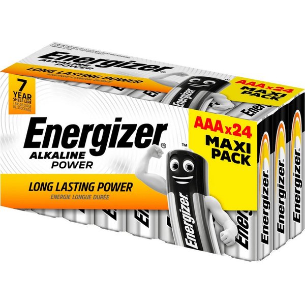 Energizer Energizer Power Micro (AAA)-Batterie Alkali-Mangan 1.5 V 24 St. Batterie