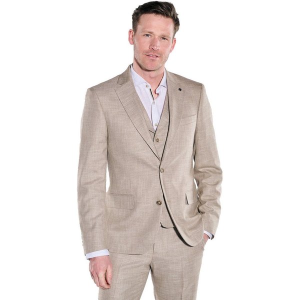 Engbers Anzugsakko Herren Anzug-Sakko slim fit, Beige