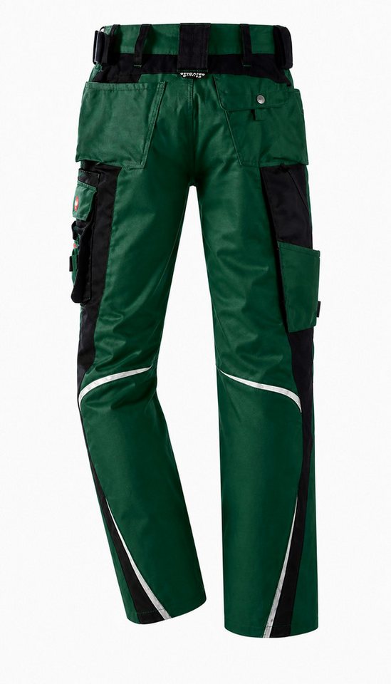 Engelbert Strauss Arbeitshose Strauss Bundhose e.s.motion strapazierfähige Hose mit Stretchbund Elastikbund – Bild 2 von 3