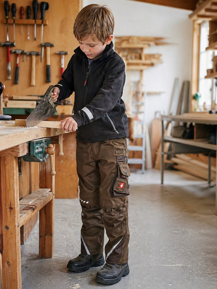 Engelbert Strauss Bundfaltenhose e.s. motion Robuste Kinder Bundhose mit CORDURA, viele Taschen. weitenverstellbarer Bund – Bild 3 von 3