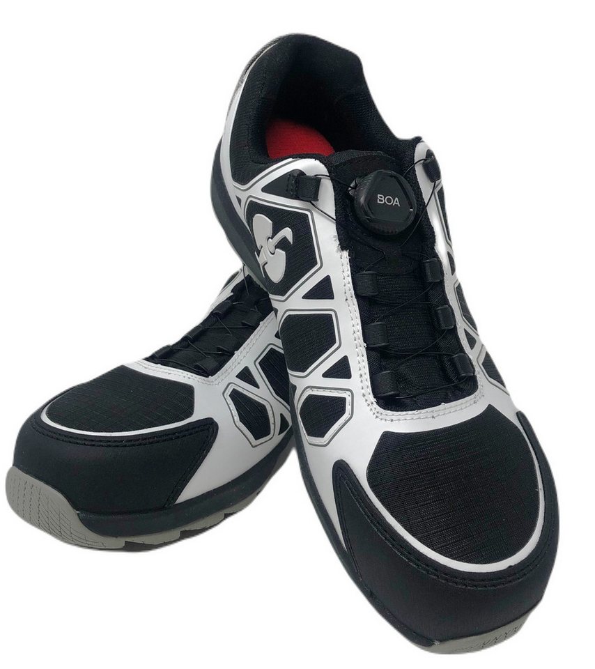 Engelbert Strauss S1 Sicherheitshalbschuhe e.s. Baham schwarz/weiß Sicherheitsschuh rutschhemmend – Bild 3 von 5