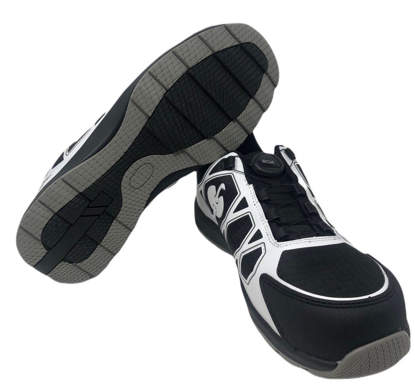 Engelbert Strauss S1 Sicherheitshalbschuhe e.s. Baham schwarz/weiß Sicherheitsschuh rutschhemmend – Bild 5 von 5