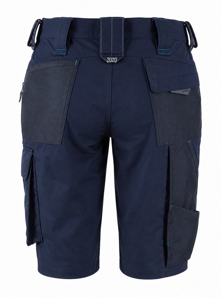 Engelbert Strauss Shorts Damen Arbeitsshorts e.s. motion 2020 Blau – Workwear-Short – Bild 2 von 5