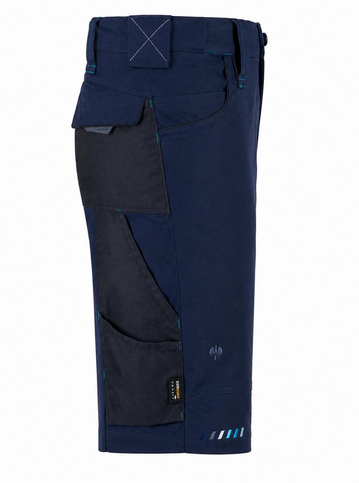 Engelbert Strauss Shorts Damen Arbeitsshorts e.s. motion 2020 Blau – Workwear-Short – Bild 5 von 5