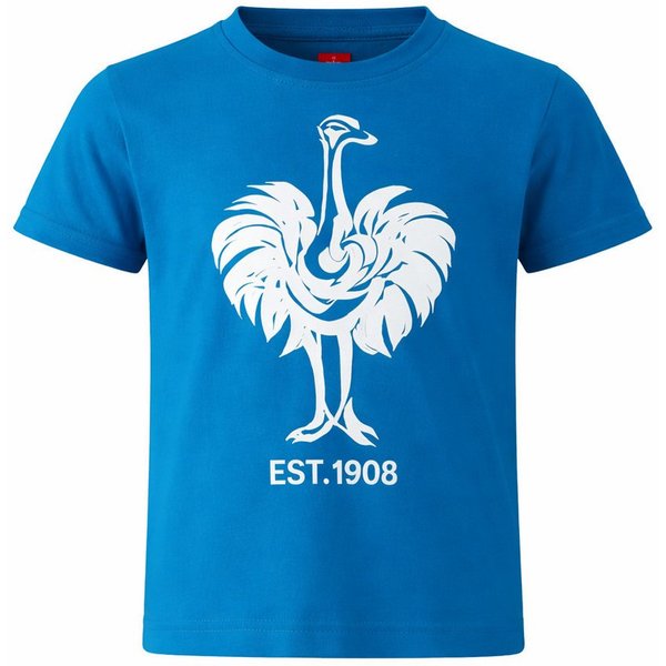 Engelbert Strauss T-Shirt Strauss Kinder T-Shirt 1908 Baumwolle Kurzarm Rundhals Logo Print