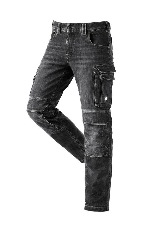 Engelbert Strauss Workerjeans e.s. Cargo Jeans – robuste Arbeitsjeans mit Flexbund, Knieverstärkung – Bild 3 von 4