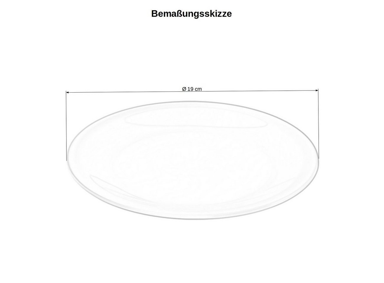Engelland Dessertteller Kinderteller-Set, farbenfroh, (6 St), Ø 19 cm, BPA-frei, bunt, flach, wiederverwenbar, Kunststoff – Bild 3 von 4