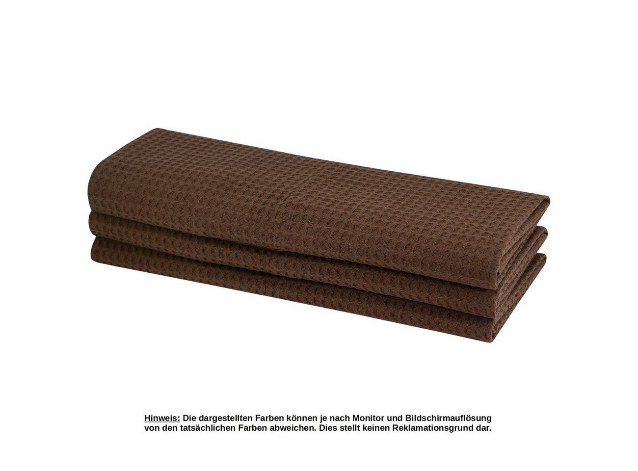 Engelland Geschirrtuch Poliertuch, (Vorteils-Set, 6-tlg., Waffel-Pique), 100 % Baumwolle, integrierte Aufhängeschlaufe, 70 x 50 cm – Bild 2 von 5