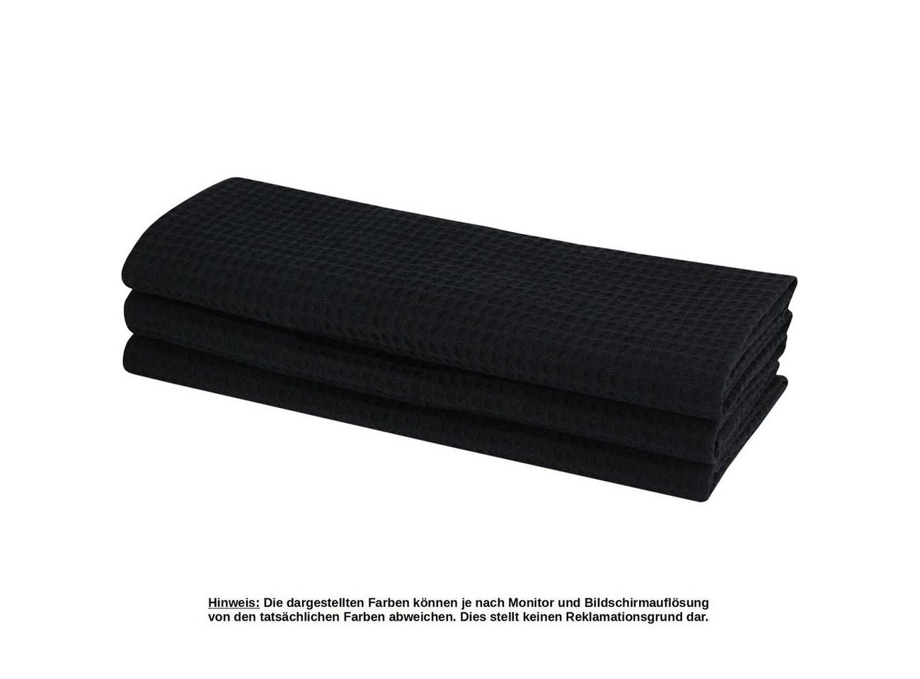 Engelland Geschirrtuch Poliertuch, (Vorteils-Set, 6-tlg., Waffel-Pique), 100 % Baumwolle, integrierte Aufhängeschlaufe, 70 x 50 cm – Bild 2 von 5