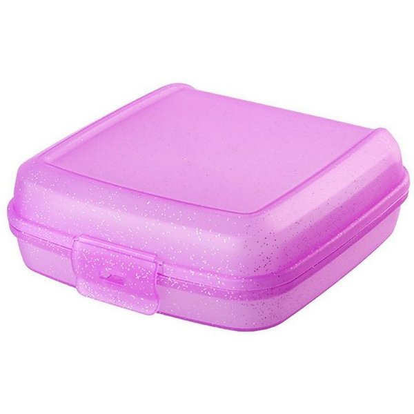 Engelland Lunchbox Brotdose mit Klickverschluss, Kunststoff (BPA-frei), (Vorteils-Set, 1-tlg., Ideal für Schule, Kindergarten und Arbeit), BPA frei, robuster Ku