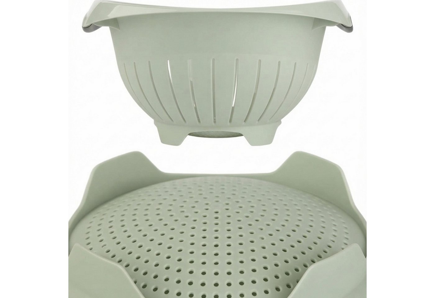 Engelland Nudelsieb Abtropfsieb, Seiher, Kunststoff, (Vorteils-Set, 1-St., Ø 24,5 cm), spülmaschinengeeignet, BPA-frei, lebensmittelecht – Bild 5 von 5