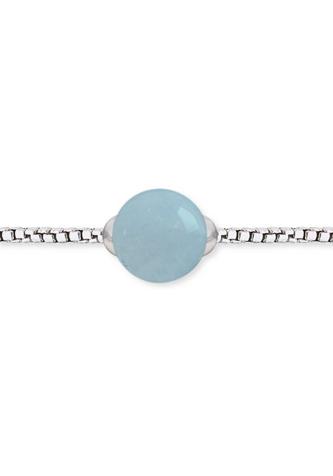 Engelsrufer Silberarmband POWERFUL STONE BLAUER ACHAT, mit Achat – Bild 2 von 3