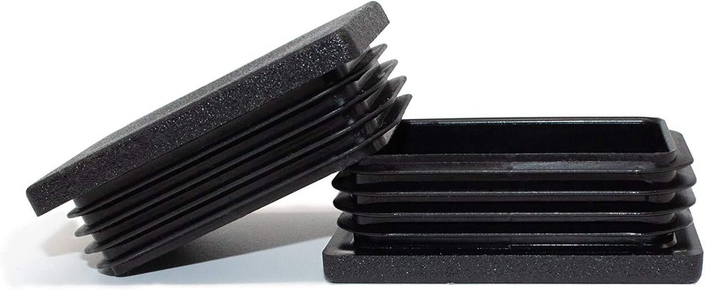 Enkotrade Endkappe Lamellenstopfen rechteckig, (21-St), Schwarz, rechteckig, 35 x 25 mm, UV-beständig. Made in Germany – Bild 3 von 3