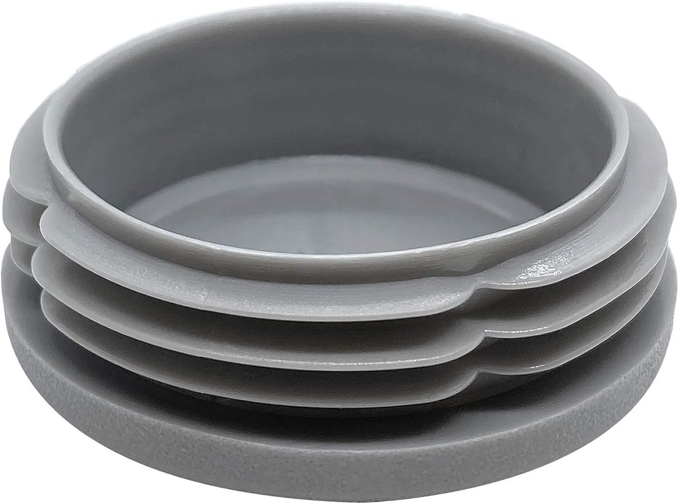 Enkotrade Endkappe Lamellenstopfen rund, (4-St), Grau, Rund, 16 mm, UV-beständig. Made in Germany – Bild 2 von 4