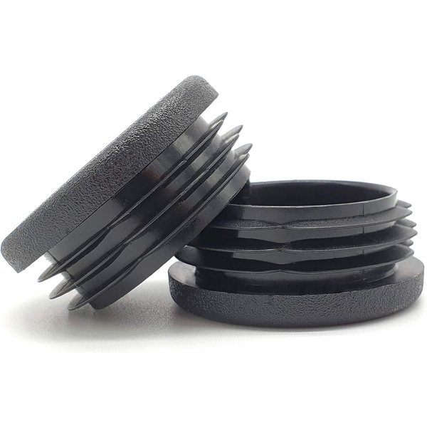 Enkotrade Endkappe Lamellenstopfen rund, (10-St), Schwarz, Rund, 22 mm, UV-beständig. Made in Germany
