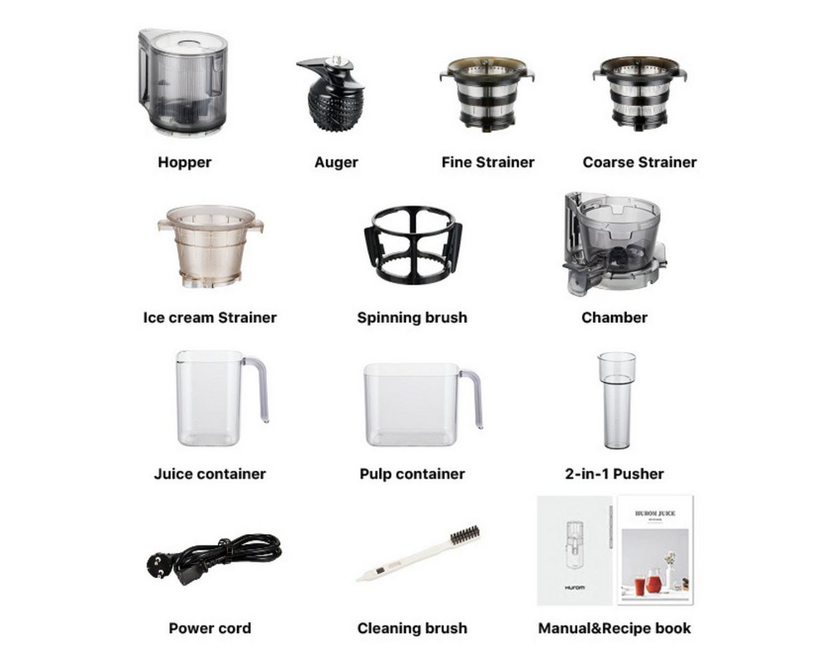 Hurom Entsafter Hurom Slow Juicer H80-ST – Bild 5 von 5