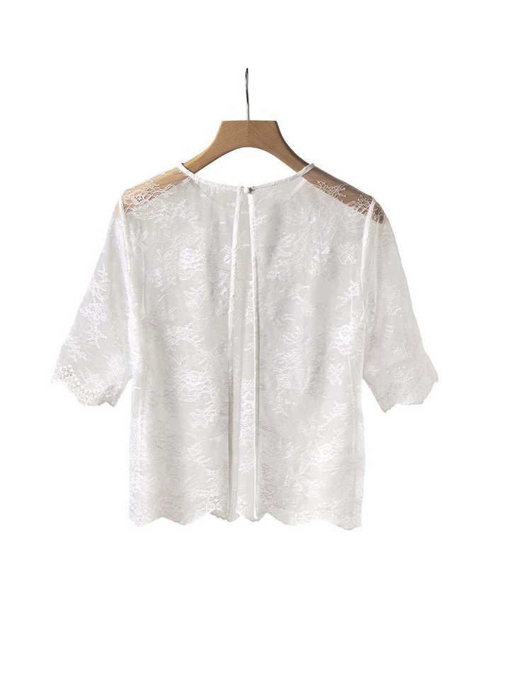 Envie de Fraise Umstandsbluse Transparente Spitzenbluse, Hochzeits-Capsule – Bild 3 von 5