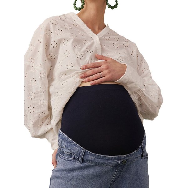 Envie de Fraise Umstandsjeans Gerade Umstandsjeans mit Seamless-Bund