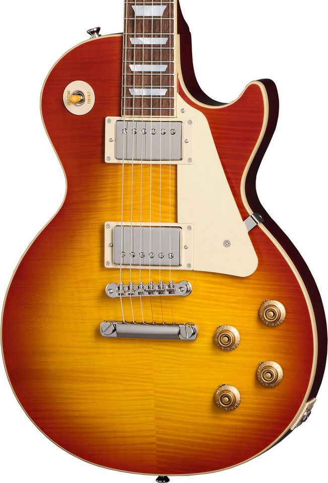 Epiphone E-Gitarre IGC 1959 Les Paul Standard Washed Cherry Sunburst VOS, Exklusive E-Gitarre inklusive Koffer – Bild 3 von 5
