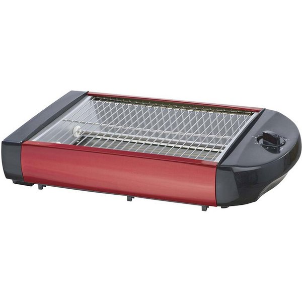 EPIQ Toaster 80001211 Flach-Toaster Brötchen-Röster, rot, 600 W