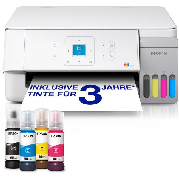 Epson EcoTank ET-2926 Multifunktionsdrucker, (WLAN (Wi-Fi), LAN (Ethernet), Wi-Fi Direct)