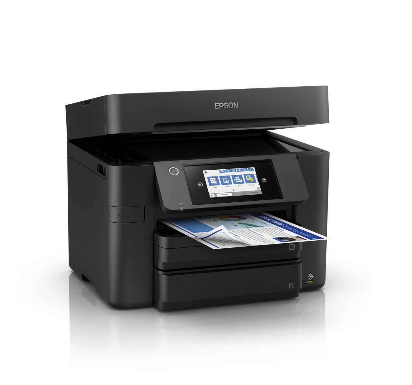 Epson WorkForce Pro WF-4830DTWF Tintenstrahldrucker, (Automatischer Duplexdruck, D-AFD (Duplexscan-Funktion) – Bild 4 von 5