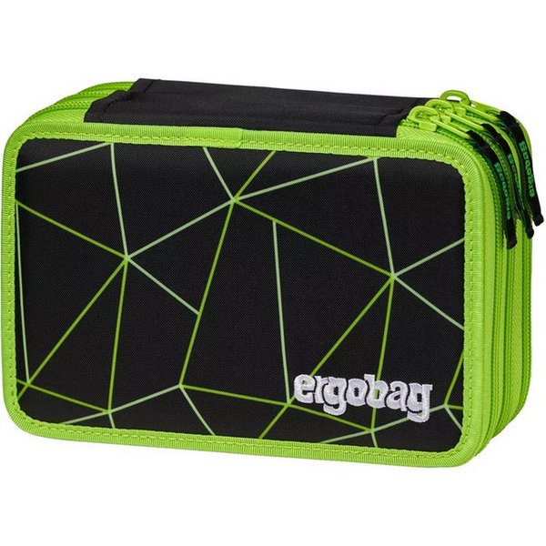 ergobag Federmäppchen Maxi Mäppchen, (41-tlg), mit Stiften befüllt