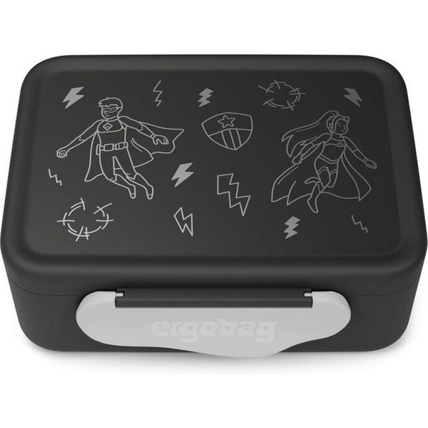 ergobag Lunchbox Brotdose, Kunststoff, (Brotdose, 1-tlg., 1x Brotdose), spülmaschinengeeignet bis 45 Grad, Handwäsche empfohlen