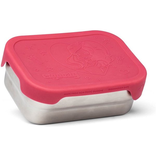 ergobag Lunchbox Edelstahl-Brotdose, 100% Metall, (Set, 2-tlg)