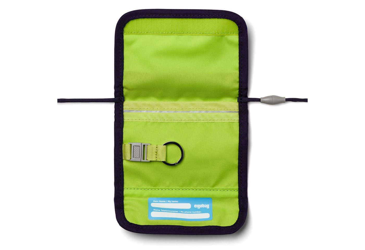 ergobag Schulranzen Brustbeutel AmBärzonas (1 Stück), Münzfach, Fahrkartenfach, Geldbeutel – Bild 2 von 3
