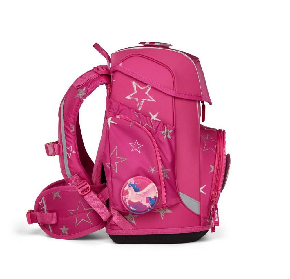 ergobag Schulranzen Cubo (5tlg., inkl. Sportbeutel, Federmäppchen, Schlampermäppchen und Kletties) – Bild 3 von 5