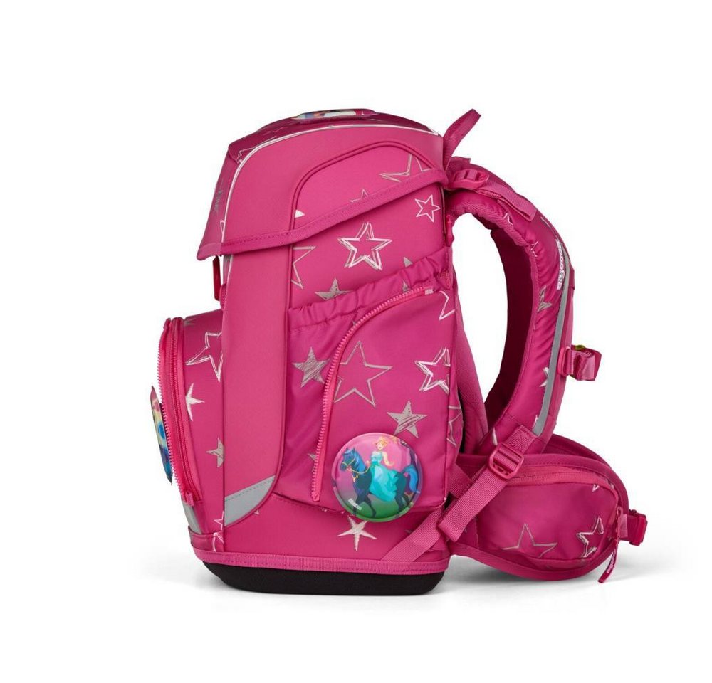 ergobag Schulranzen Cubo (5tlg., inkl. Sportbeutel, Federmäppchen, Schlampermäppchen und Kletties) – Bild 4 von 5