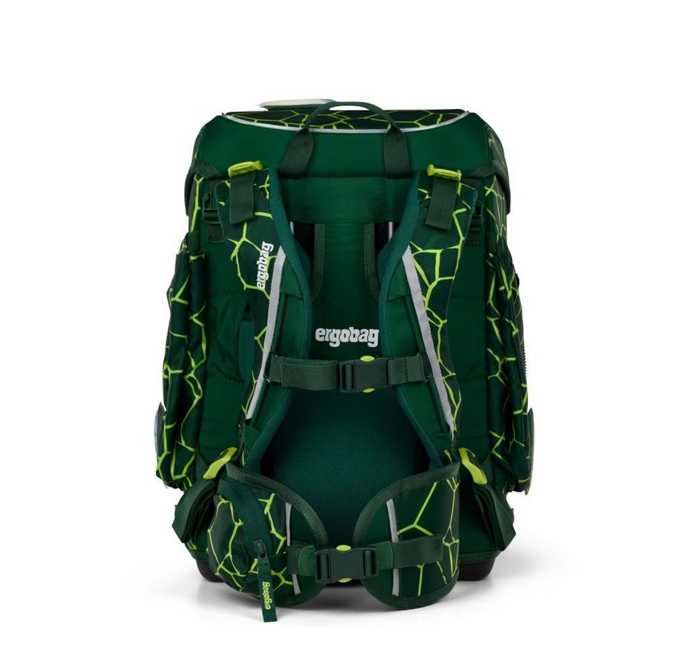 ergobag Schulranzen Cubo (5tlg., inkl. Sportbeutel, Federmäppchen, Schlampermäppchen und Kletties) – Bild 3 von 5