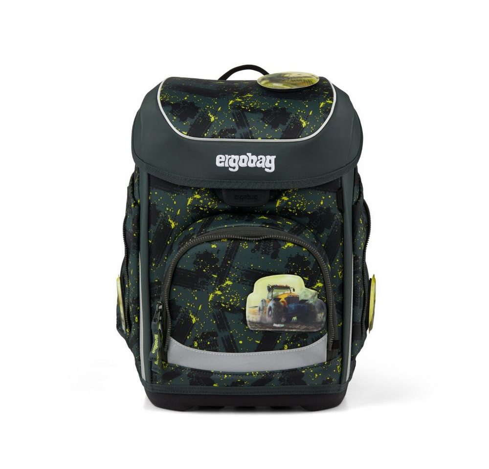 ergobag Schulranzen Cubo (inkl. Etui (befüllt), Schlamperrolle, Sportbeutel und Kletties, 5tlg) – Bild 2 von 5