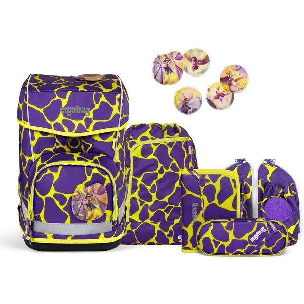 ergobag Schulranzen Lumi-Edition Schoolbag Set 6-teilig (Set, 4-tlg)