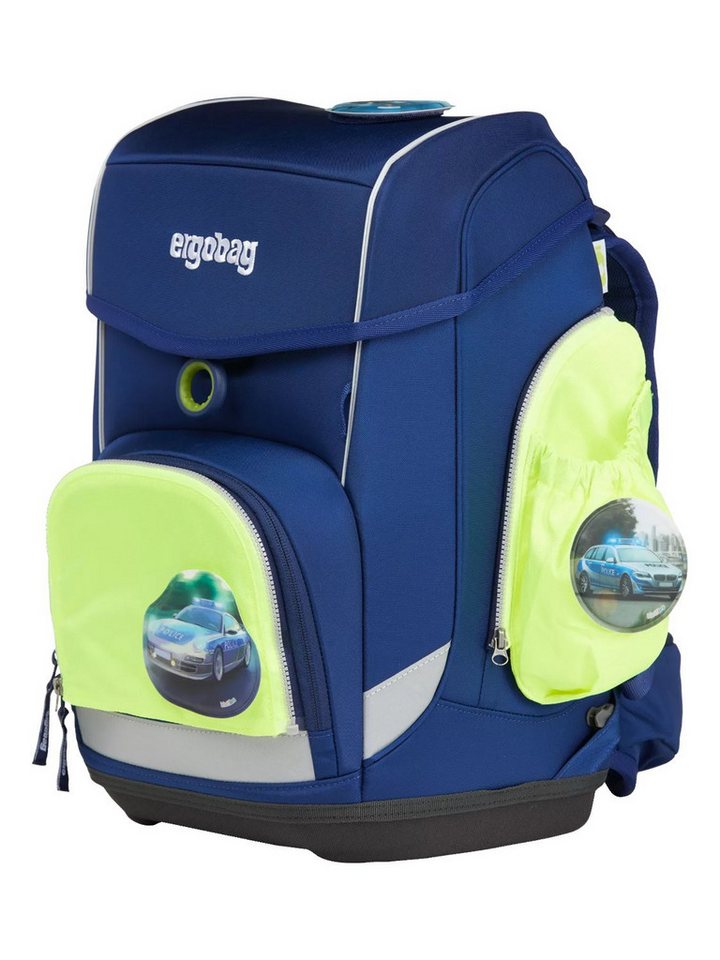 ergobag Schulranzen pack Seitentaschen Zip Set (3-tlg), reflektierend – Bild 3 von 4