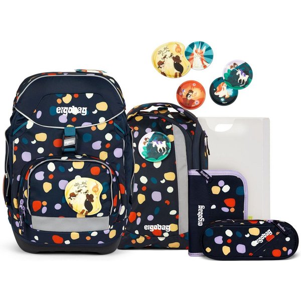 ergobag Schulranzen Pack-Set 6-teilig (Set, 5-tlg)