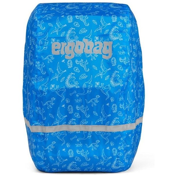 ergobag Schulranzen Regencape Dinos (1 Stück), reflektiert, für alle Ergobag Schulranzen