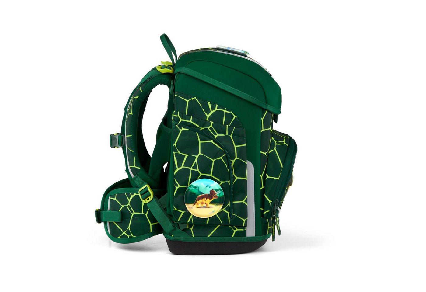 ergobag Schulranzen Schulranzen-Set CUBO BärRex 5-teilig, 25/26 (5-teilig), ergonomisch, höhenverstellbar, Your-Size-System, ab 1. Klasse – Bild 5 von 5