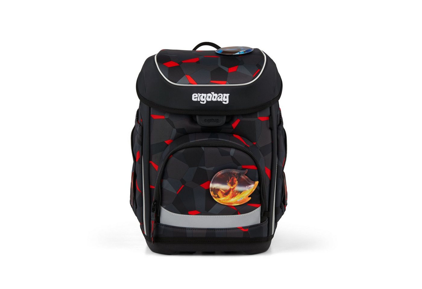 ergobag Schulranzen Schulranzen-Set CUBO TaekBärdo 5-teilig, 25/26 (5-teilig), ergonomisch, höhenverstellbar, Your-Size-System, ab 1. Klasse – Bild 3 von 5