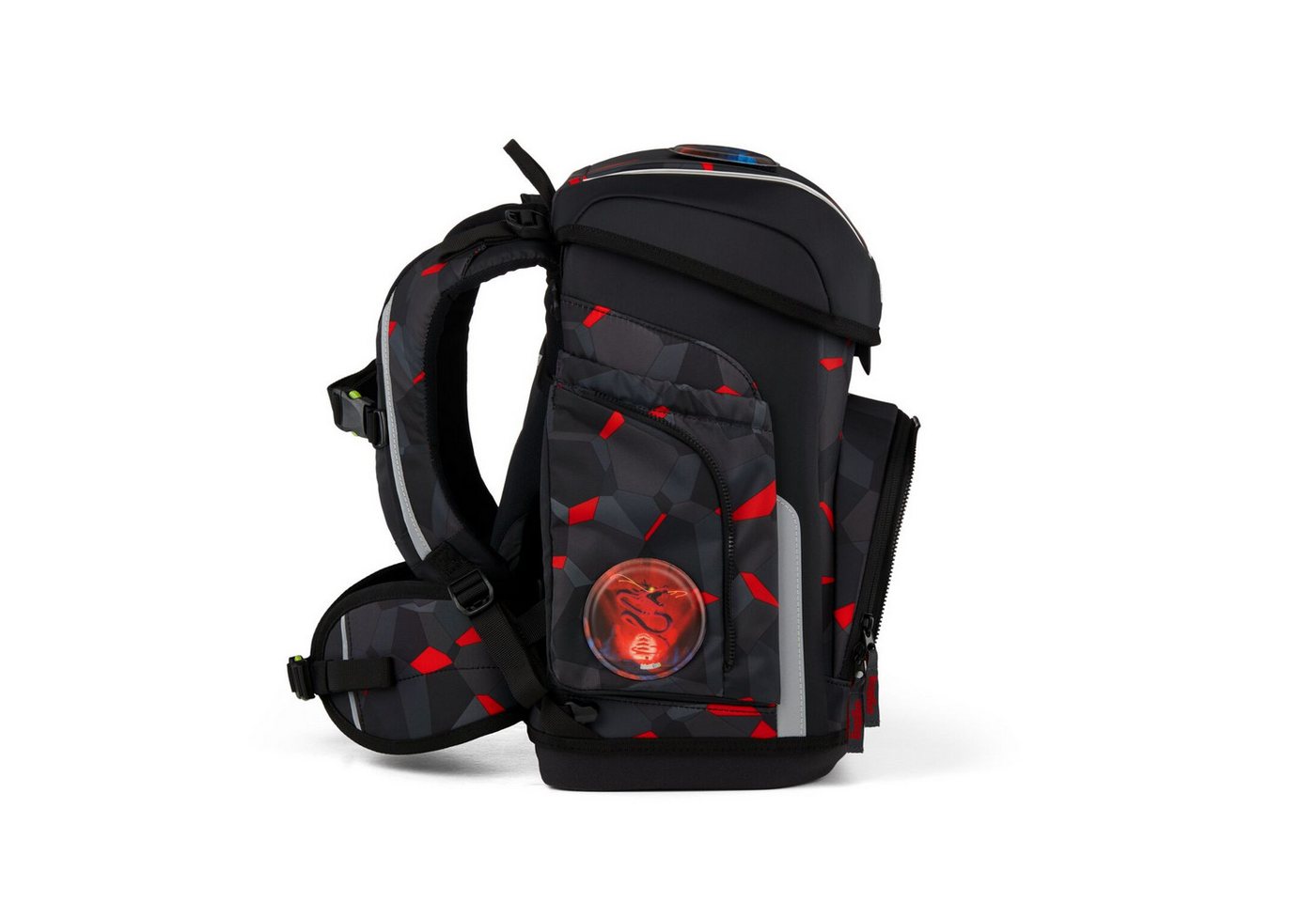 ergobag Schulranzen Schulranzen-Set CUBO TaekBärdo 5-teilig, 25/26 (5-teilig), ergonomisch, höhenverstellbar, Your-Size-System, ab 1. Klasse – Bild 5 von 5